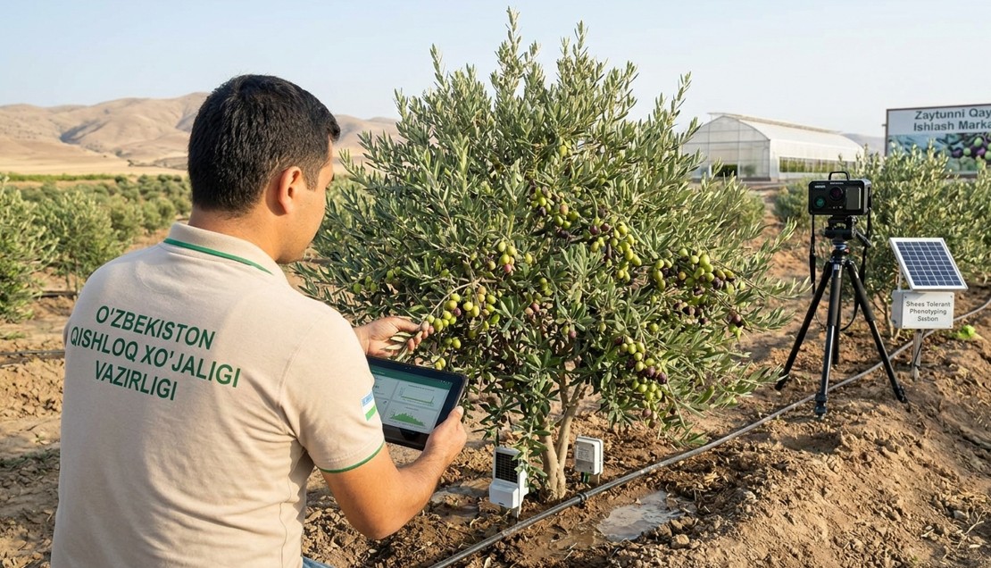 Разработка форм и сортов оливы (Olea europaea L.), устойчивых к стрессовым факторам и предназначенных для переработки на основе инновационных технологий.