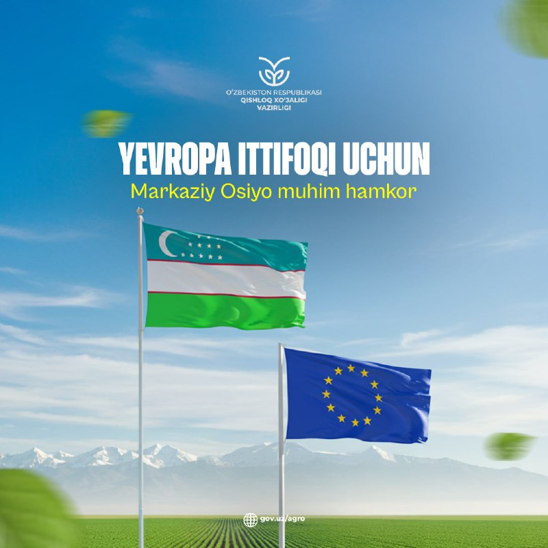 O‘zbekiston Milliy axborot agentligi (UzA) rasmiy sayti orqali Qishloq xo‘jaligi vaziri Ibrohim Abdurahmonovning "Yevropa Ittifoqi uchun Markaziy Osiyo muhim hamkor" sarlavhasi ostidagi suhbat e’lon…