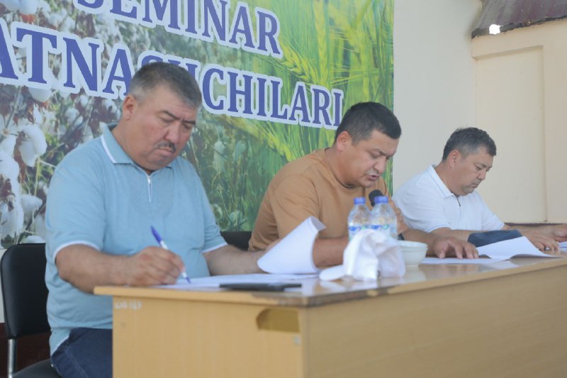 Urug‘lik g‘alla maydonlarida aprobatsiya ko‘rigi bo‘yicha o‘quv-amaliy seminar o‘tkazildi