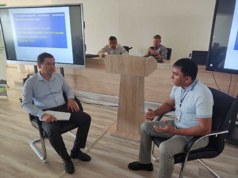 Seminar-trening tushlikdan so’ng ham davom etdi.