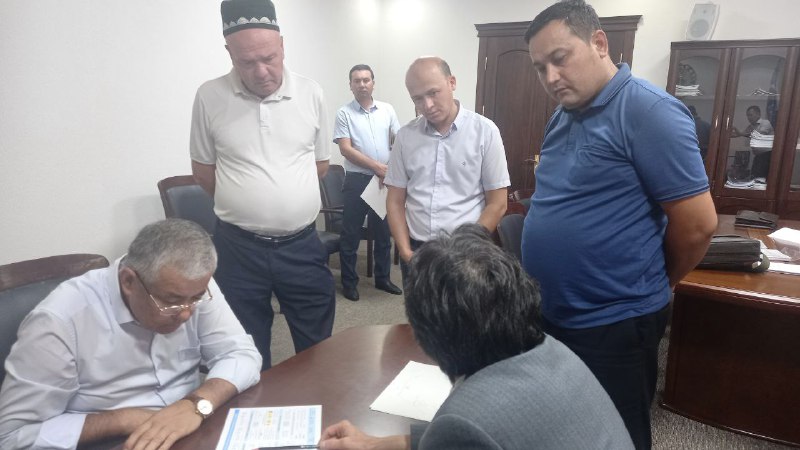 Qishloq xo'jaligi vaziri o'rinbosari, Milliy markazi Bosh direktori А.To'raev Oʼzbekiston Respublikasi Prezidentining "Yerlar degradatsiyasiga qarshi kurashishning samarali tizimini yaratish…