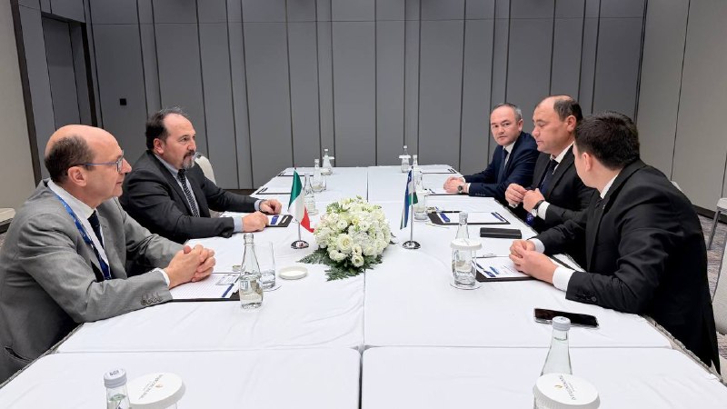 Xalqaro forumda Italiyaning CREA rahbariyati bilan muzokaralar