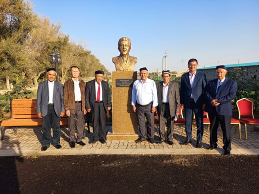 Qozog‘istonning “Safar” memorial majmuasida haykali o‘rnatilgan o‘zbek olimi