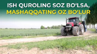 ISH QUROLING SOZ BO‘LSA, MASHAQQATING OZ BO‘LUR”