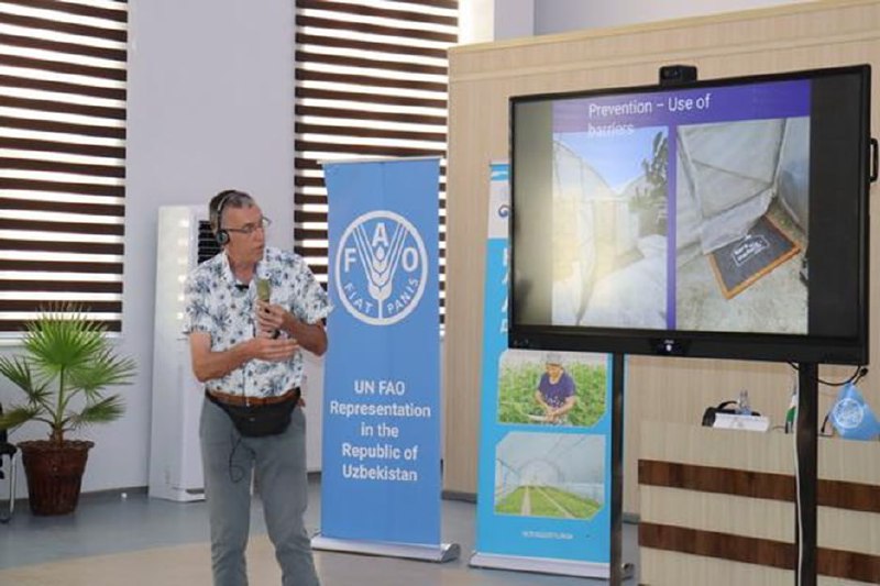 Farg‘ona viloyat Agroxizmatlar markazi BMTning Oziq-ovqat va qishloq xo‘jaligi tashkiloti (FAO) bilan hamkorlikda “Kelajak avlod uchun aqlli dehqonchilik” loyihasi doirasida agrokimyoviy moddalardan…