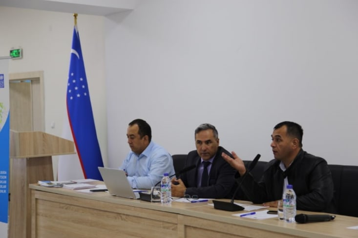 Toshkent viloyati Agroxizmatlar Markazida Yevropa Ittifoqi tomonidan moliyalashtiriladigan “Qishloq xo‘jaligi va oziq-ovqat sektorining “yashil iqtisodiyot”ga inklyuziv o‘tishini qo‘llab quvvatlash…