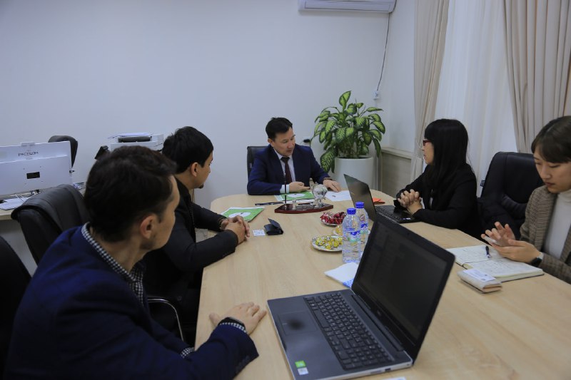 The director of the National Center, Shuhrat Otajonov talked with the representatives of the Japanese company JAPAN CONSERVATION ENGINEERS & CO.LTD. The manager of the company is Yoshida Kaziyo…