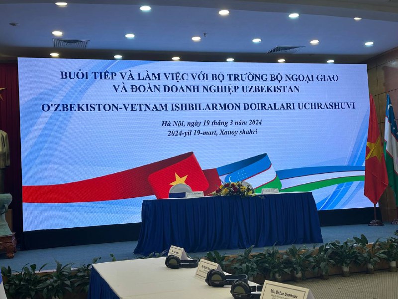 O‘ZBEKISTON VA VETNAM: HAMKORLIK UFQLARI KENGAYMOQDA