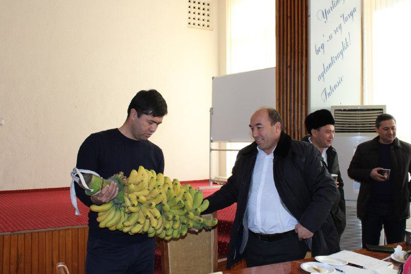 Banan navlarining degustatsiyasi bo'lib o'tdi