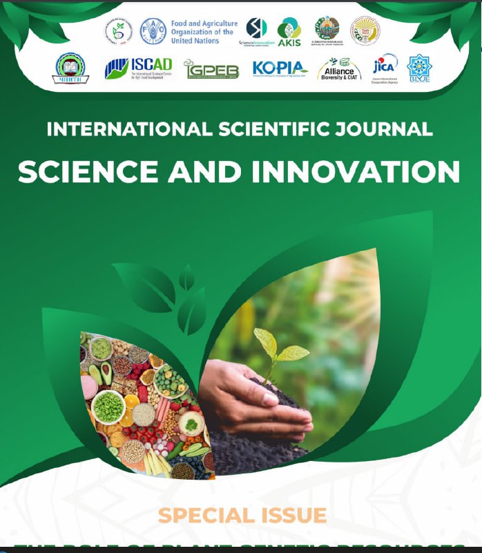 "SCIENCE AND INNOVATION" Xalqaro ilmiy jurnalining maxsus soni chop etildi